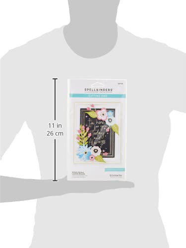 Spellbinders - Set di fustelle incise, in metallo