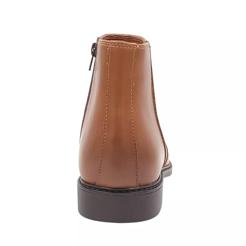 Alfani Men's Liam Side-Zip Ankle Boots, Brown, Size 122