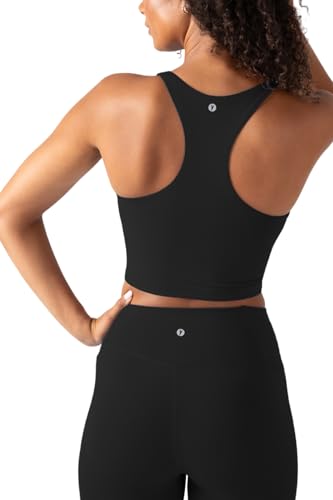 Image of YITTY Active Sports Bra Tank, Tank Top for Women with Built-in Bra, Racerback, Removable Cups, Low-Impact Yoga and Gym