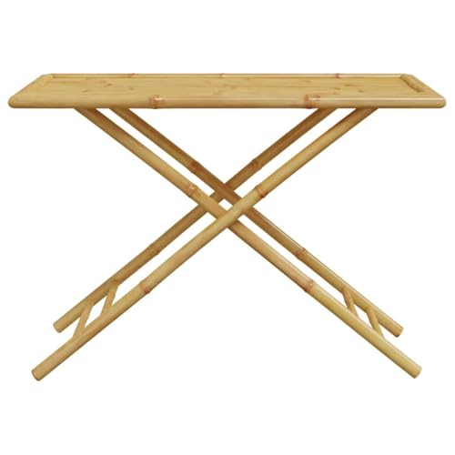 Table pliante peu encombrante en bambou pour libérer l'espace de votre balcon - 6