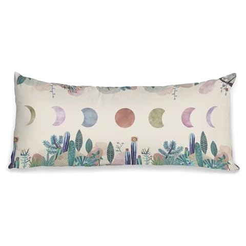 Macofe Body Pillow Cover, Printing Body Pillow Case with Hidden Zipper, Ultra Soft Body Pillowcase for Home Decor, Full Long Body Pillow Pillowcase 20 x 54 (Pillow Insert Not Included) Cover