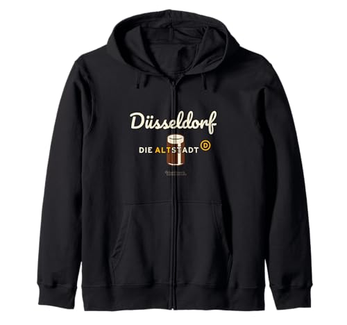 Düsseldorf Old Town Altbier Glass Beer from Düsseldorf Zip Hoodie