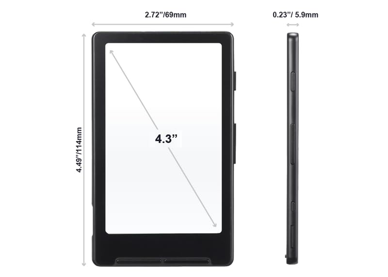 Amazon.co.jp: XTEINK X4 本体 超小型ポータブル電子書籍リーダー 4.3