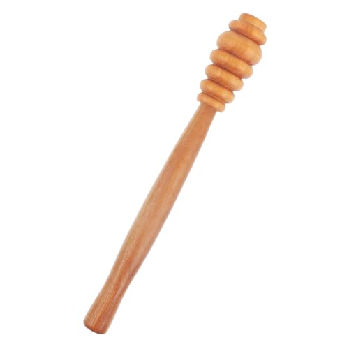 PRETYZOOM Wooden Honey Stirrer Stick Small for Jar Pot Multi-purpose Stirring Stick for Tea Jam