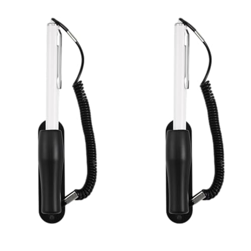 Bolígrafo capacitivo universal para pantalla táctil pack de 2 unidades negro y blanco