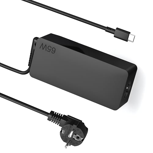 65W USB C Chargeur pour Lenovo Ordinateur Portable 20V 3.25A Adaptateur AC Chargeur Compatible Lenovo Thinkpad X1 Carbon/IdeaPad/Touch/Tab...