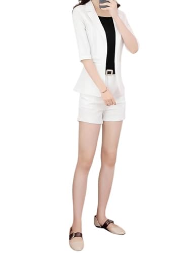 Veste deux pièces d'été femme avec short léger pour look décontracté