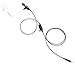 Single Wire Earpiece for Motorola On-Site Radios CLP1010 CLP1040 CLP1060, in-Line PTT/Mic, Reinforced Cable, Acoustic Tube Surveillance Headset, Replacement of HKLN4487 & HKLN4603