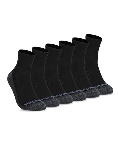 Timberland Men's, Comfort Quarter Socks, Arch Support, Padded Cushion, Moisture Control