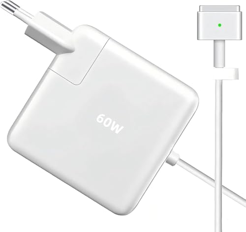 MacBook Pro Ladekabel, 60W T-Tip Remplacement Mac Book Ladegerät Magnetisch Netzteil mit Mac Book Pro 13' & 15' 17' Zoll (-Mitte 2012~2015) Modell A1465 A1398 A1425 A1290