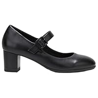 Hush Puppies Women's The Mary Jane Court Shoe, Black, UK 7/US 9.5