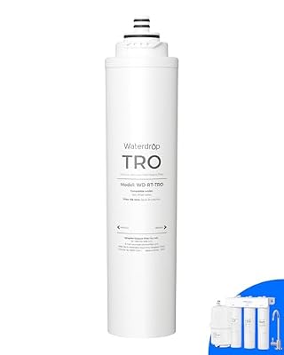 Waterdrop RT-TRO Filter, Only Replacement for Waterdrop T3-T Reverse Osmosis System, Pack of 1 TRO Filter, 24-month Lifetime
