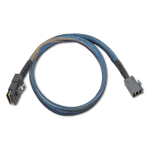 Cable mini SAS HD SFF-8643 a SFF-8087 Sonilco de 0.5 metros para transferencia de datos interna 4