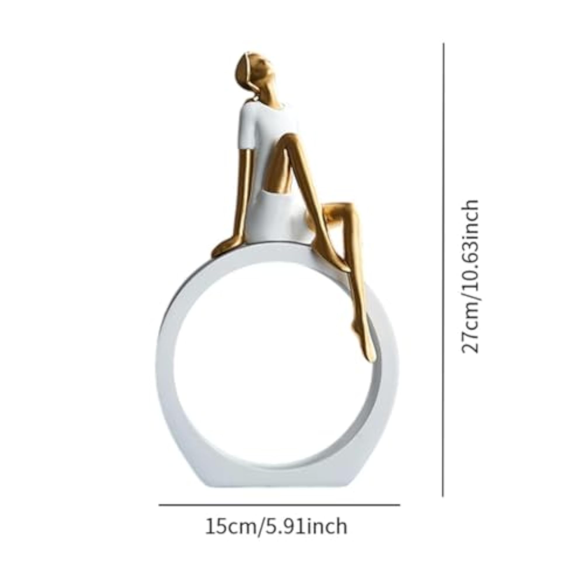 Resin Spreading Wing Girl Figurine