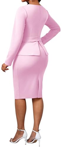 CuteCherry Women Sexy Dress Bodycon Work Dress Elegant Pencil Dress4