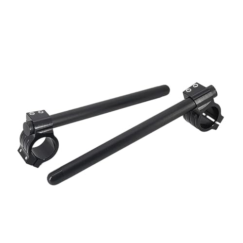 Guidon clip-on CNC 51mm Gold Racing pour corriger la posture de conduite moto