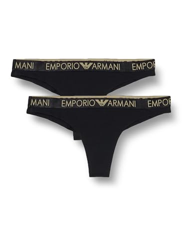 Emporio Armani Iconic Microfiber 2-Pack Brasilian Ropa Interior,...