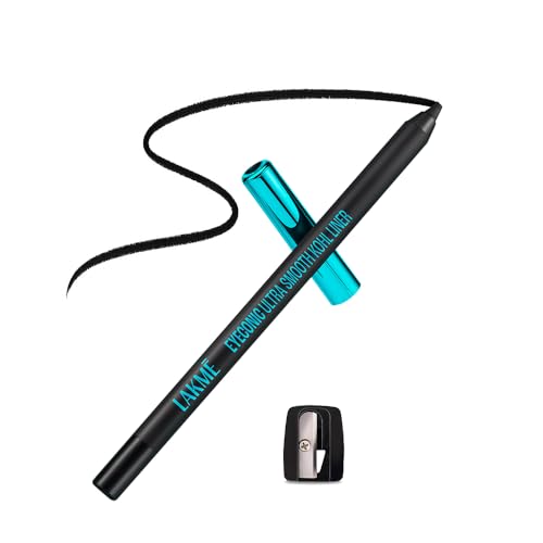 Image of Lakme 9-5 Eyeconic Ultra Smooth Kohl Liner - Intense Black, Smudgeproof & Waterproof Kajal that Lasts Upto 24 Hours, 1.2g