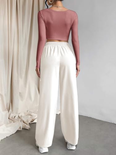 Image of Leriya Fashion High Waist Trousers for Women - Flared Korean Style Formal Pants | Elegant Workwear for Office, College & Events (Available in Plus Size