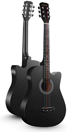 レトロなアコースティックギター アコースティックギター レトロなアコースティックギター フォークギター クラシックギター スチールストリング フルサイズ 38in 初心者用ギターキット ギグバッグ付き、 文字列、 ピック ポータブル トラベルギター 、10