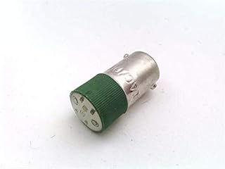 TECHNA BA9SLED6G Green, Pilot Light, LED Bulb, 6 VAC/DC