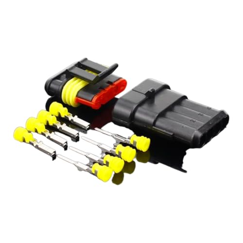 Conector de cable resistente al agua 2PIN con 5 sets para evitar cortos 2