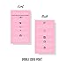 Spanish Lymphatic Massage aftercare Cards | Physical Printed 2 x 3.5” inches Business Card Size | Pink with White Design