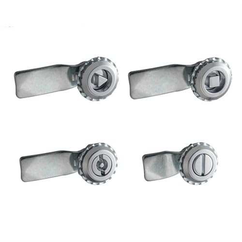 Cabinet Cam Lock for Train Car Truck Plane Metal Steel Light Box Industrial Accessories MS563 1Pcs(MMS563-4A)