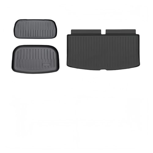 Tapis de Voiture en TPE et Ensemble Tapis Coffre pour Tesla Model Y Juniper 2025 2026