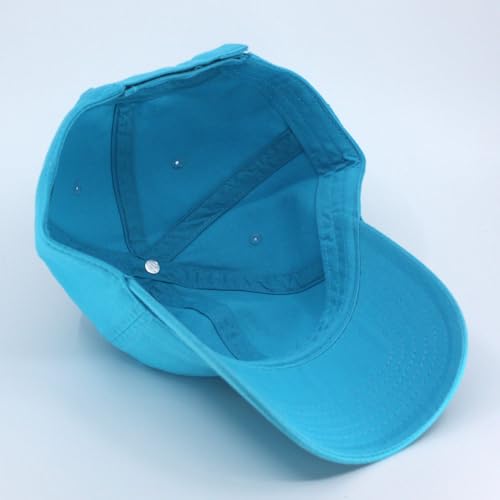Image of Classic Washed Cotton Baseball Cap - Vintage Adjustable Dad Hat, Curved Bill for Men Women, Outdoor Everyday Wear