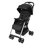 Chicco OHlalà 3 Kinderwagen, ultraleicht, kompakt, zusammenklappbar und neigbar von Geburt bis 15 kg, mit einem großen Korb, Regenhülle und ausziehbarem Dach - Schwarz, Black re_lux