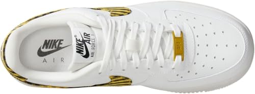 Image of Nike Air Force 1 Low '07 DZ2784-102 Gingham Yellow Women's Casual Sneakers 8 US