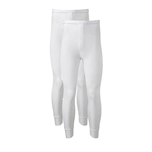 Heatwave® Pack of 2 Men’s Thermal Trousers Long Johns Warm Underwear Baselayer, S M L XL XXL Thermals