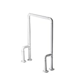 Barra de Equilibrio de Ducha Seguridad para Baño, Barras de sujeción de piso de acero inoxidable for los ancianos discapacitados Inodoros Seguros y sin obstrucciones Pasamanos Inodoro Baño Artículos f