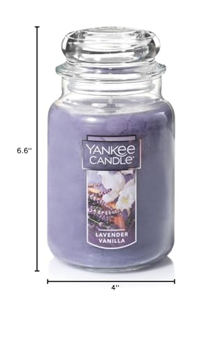 Yankee Candle Lavender Vanilla And Midsummer'S Night Scented 22Oz Large Jar Candles Bundle thumb #7