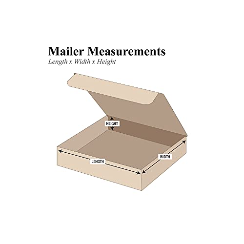 Box USA Mailer Boxes Medium 13"L x 13"W x 2"H 50-Pack - Corrugated Cardboard Box for Shipping, Moving, Mailing, Packing, Packaging and Storage image 4