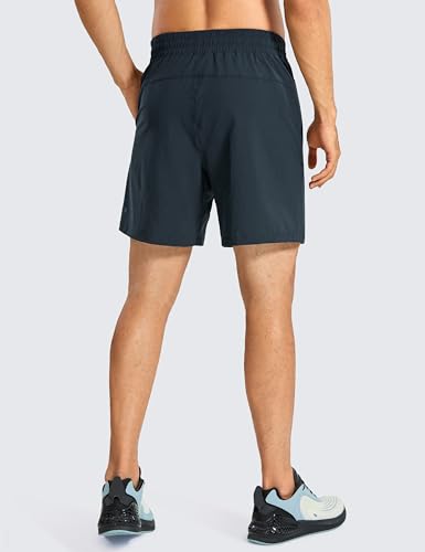 Image of CRZ YOGA Linerless Workout Shorts 7'' | Lightweight, Quick Dry, Running, Pockets, for Men