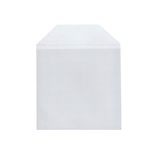 CheckOutStore 500 CPP Clear Plastic Sleeve with Flap