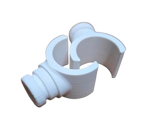 USA Manufactured: 2 Pcs Pop-up Camper Bed Support White Clasp, Tent Support Clasp, for Pop-up Camper Tent Pole End Connector, Fit for Coleman Pop-up Campers, Part: 4757-4301 - Taylor'd Creations