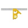 [Discontinued] Swanson Tool Co TC131 12 inch Combo Square with Stainless Steel Rule, Inches/Metric Marks, Brass Bolt and Composite Body