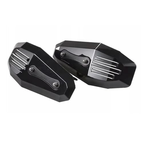 HPZPRPCEW Motorrad-Handprotektoren Windschutz Universal Für Yamaha XVS1300CA V-MAX FZ-1 XV1100 SR500 T-MAX FZX750 TDM850 SR400 SRX400 SRV400(SCHWARZ)