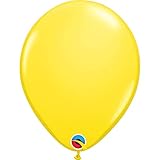 Qualatex 11' Yellow Latex Balloons (100ct) by Pioneer Balloon Company