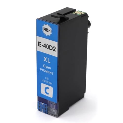 Cartouche T40D2 encre cyan aux lignes nettes pour plans SC-T3100 et SC-T5100