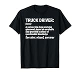 Truck Driver Definition Funny Trucker T-Shirt