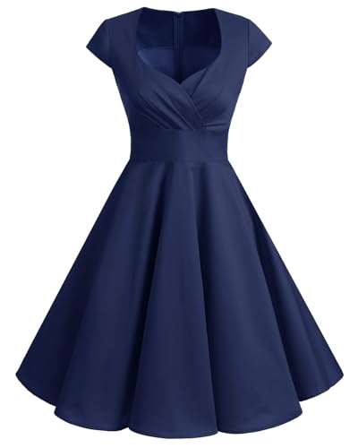 Image of Bbonlinedress Women Short 1950s Retro Vintage Cocktail Party Swing Dresses
