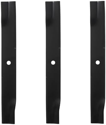 797696 601124 High Lift Mower Blades Set for Hustler 54" Mower, Replaces 797704 797712 601012 601013 602416, Compatible with Raptor SD Fastrak Super Z Series (3PACK)