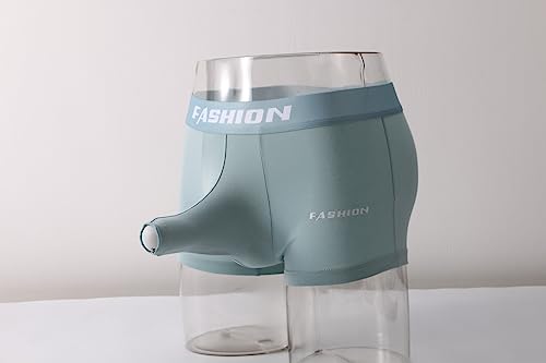 Men's Cotton Open Hole Elephant Separate Pouch Boxer Briefs Underwear Boxer Trunks Underpanties4