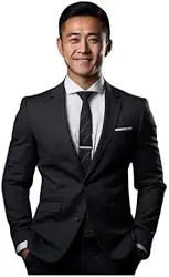 Terno Completo Slim Masculino Italiano - Paleto-Calça-Colete