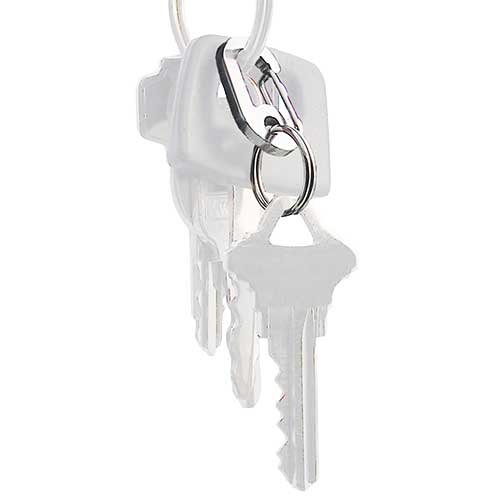 Klippy - Quick Key Ring Clip for Key Chain, Jogging, Spare Key, and More!