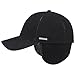 Produktbild Stetson VABY Baseball Cap Wolle Kaschmir Basecap Käppi Cap Ohrenklappen (61/XL, 1 Schwarz)